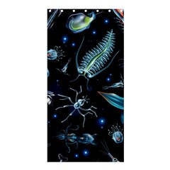 Colorful Abstract Pattern Consisting Glowing Lights Luminescent Images Marine Plankton Dark Shower Curtain 36  X 72  (stall) 