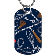 Chains Seamless Pattern Dog Tag (one Side) by Ravend