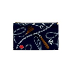 Chains Seamless Pattern Cosmetic Bag (small)