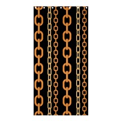 Gold Chain Jewelry Seamless Pattern Shower Curtain 36  X 72  (stall) 