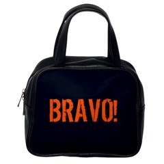 Bravo! Italian Saying Classic Handbag (one Side) by ConteMonfrey