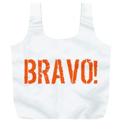 Bravo! Italian Saying Full Print Recycle Bag (xxl) by ConteMonfrey