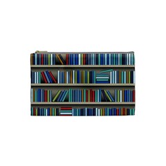 Bookshelf Cosmetic Bag (small) by Wegoenart