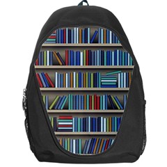 Bookshelf Backpack Bag by Wegoenart