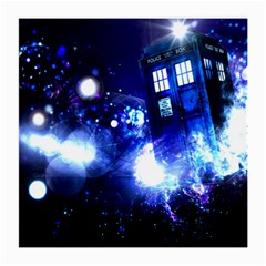 Tardis Background Space Medium Glasses Cloth (2 Sides) by Jancukart