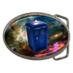 The Police Box Tardis Time Travel Device Used Doctor Who Belt Buckles