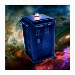 The Police Box Tardis Time Travel Device Used Doctor Who Medium Glasses Cloth (2 Sides) by Jancukart
