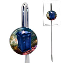 The Police Box Tardis Time Travel Device Used Doctor Who Book Mark by Jancukart