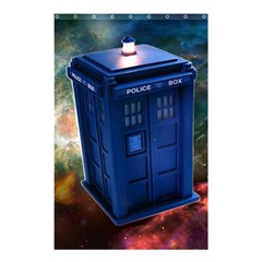 The Police Box Tardis Time Travel Device Used Doctor Who Shower Curtain 48  X 72  (small)  by Jancukart