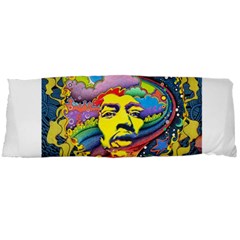 Psychedelic Rock Jimi Hendrix Body Pillow Case Dakimakura (two Sides) by Jancukart