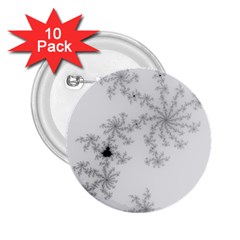 Mandelbrot Apple Males Mathematics 2 25  Buttons (10 Pack) 