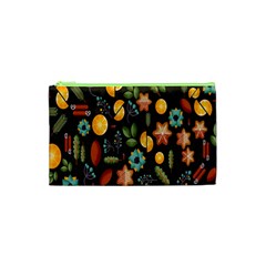 Christmas Seamless Pattern Cosmetic Bag (xs) by Jancukart