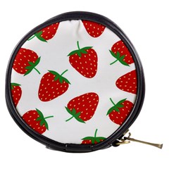 Seamless-pattern-fresh-strawberry Mini Makeup Bag by Jancukart