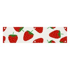 Seamless-pattern-fresh-strawberry Banner And Sign 4  X 1  by Jancukart