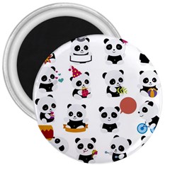 Playing-pandas-cartoons 3  Magnets