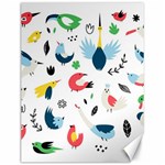 Vector-set-isolates-with-cute-birds-scandinavian-style Canvas 12  x 16  11.86 x15.41  Canvas - 1