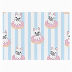 French-bulldog-dog-seamless-pattern Large Glasses Cloth