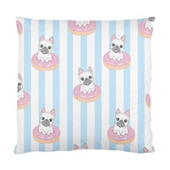 French-bulldog-dog-seamless-pattern Standard Cushion Case (One Side)