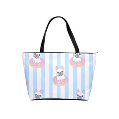 French-bulldog-dog-seamless-pattern Classic Shoulder Handbag