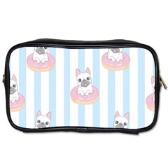 French-bulldog-dog-seamless-pattern Toiletries Bag (Two Sides)