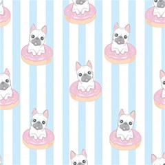 French-bulldog-dog-seamless-pattern Play Mat (Square)