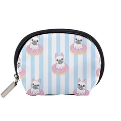 French-bulldog-dog-seamless-pattern Accessory Pouch (Small)