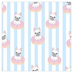 French-bulldog-dog-seamless-pattern Lightweight Scarf 