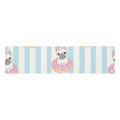 French-bulldog-dog-seamless-pattern Banner and Sign 4  x 1 