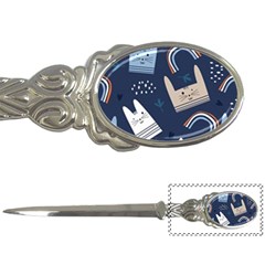 Colorful-cute-cats-seamless-pattern Letter Opener