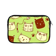 Cute-hand-drawn-cat-seamless-pattern Apple Macbook Pro 13  Zipper Case by Jancukart