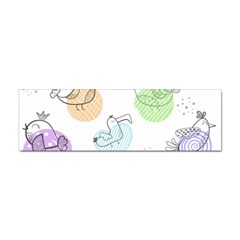 Cartoon-bird-cute-doodle-bird Sticker Bumper (10 pack)