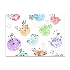 Cartoon-bird-cute-doodle-bird Sticker A4 (100 pack)