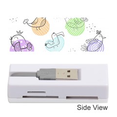 Cartoon-bird-cute-doodle-bird Memory Card Reader (Stick)