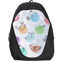 Cartoon-bird-cute-doodle-bird Backpack Bag