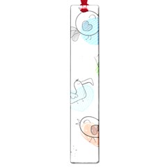 Cartoon-bird-cute-doodle-bird Large Book Marks