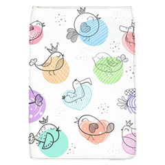 Cartoon-bird-cute-doodle-bird Removable Flap Cover (L)