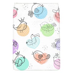 Cartoon-bird-cute-doodle-bird Removable Flap Cover (S)