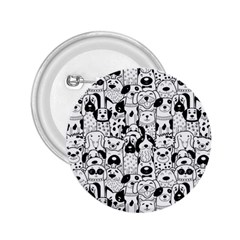 Seamless-pattern-with-black-white-doodle-dogs 2 25  Buttons
