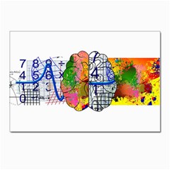 Brain Cerebrum Biology Abstract Postcard 4 x 6  (pkg Of 10) by Wegoenart