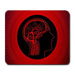 Artificial Intelligence Brain Think Large Mousepad by Wegoenart