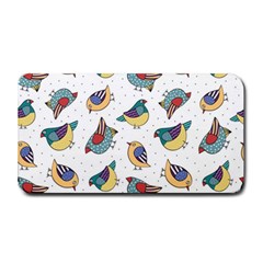 Seamless-pattern-with-hand-drawn-bird-black Medium Bar Mat by Jancukart