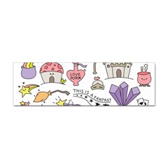 Fantasy-things-doodle-style-vector-illustration Sticker (Bumper)