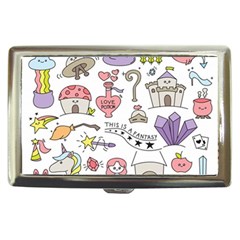Fantasy-things-doodle-style-vector-illustration Cigarette Money Case