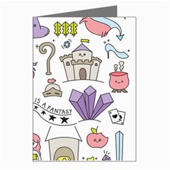 Fantasy-things-doodle-style-vector-illustration Greeting Card