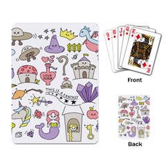 Fantasy-things-doodle-style-vector-illustration Playing Cards Single Design (rectangle)