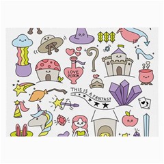 Fantasy-things-doodle-style-vector-illustration Large Glasses Cloth