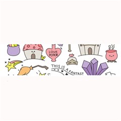 Fantasy-things-doodle-style-vector-illustration Large Bar Mat by Jancukart