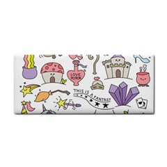 Fantasy-things-doodle-style-vector-illustration Hand Towel