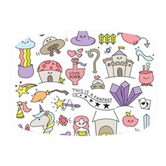 Fantasy-things-doodle-style-vector-illustration Mini Square Pill Box