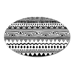 Boho-style-pattern Oval Magnet